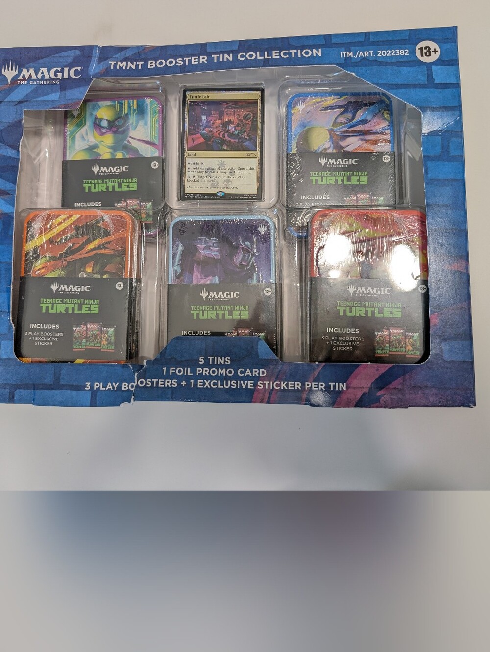 Magic The Gathering Teenage Mutant Ninja Turtles Booster Tin Collection NEW